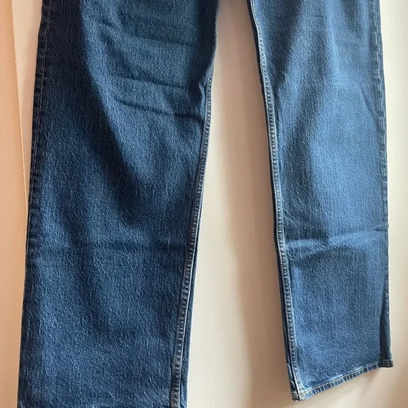 🆕 Abercrombie & Fitch Vintage 90s Relaxed High Rise Size 12R Blue Jeans - Picture 3 of 7